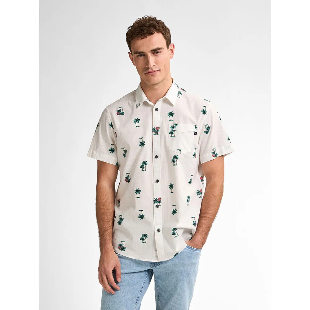 Рубашка с коротким рукавом Petrol Industries M-1050-SIS426, белый 
Рубашка с коротким рукавом Petrol Industries M-1050-SIS426, белый