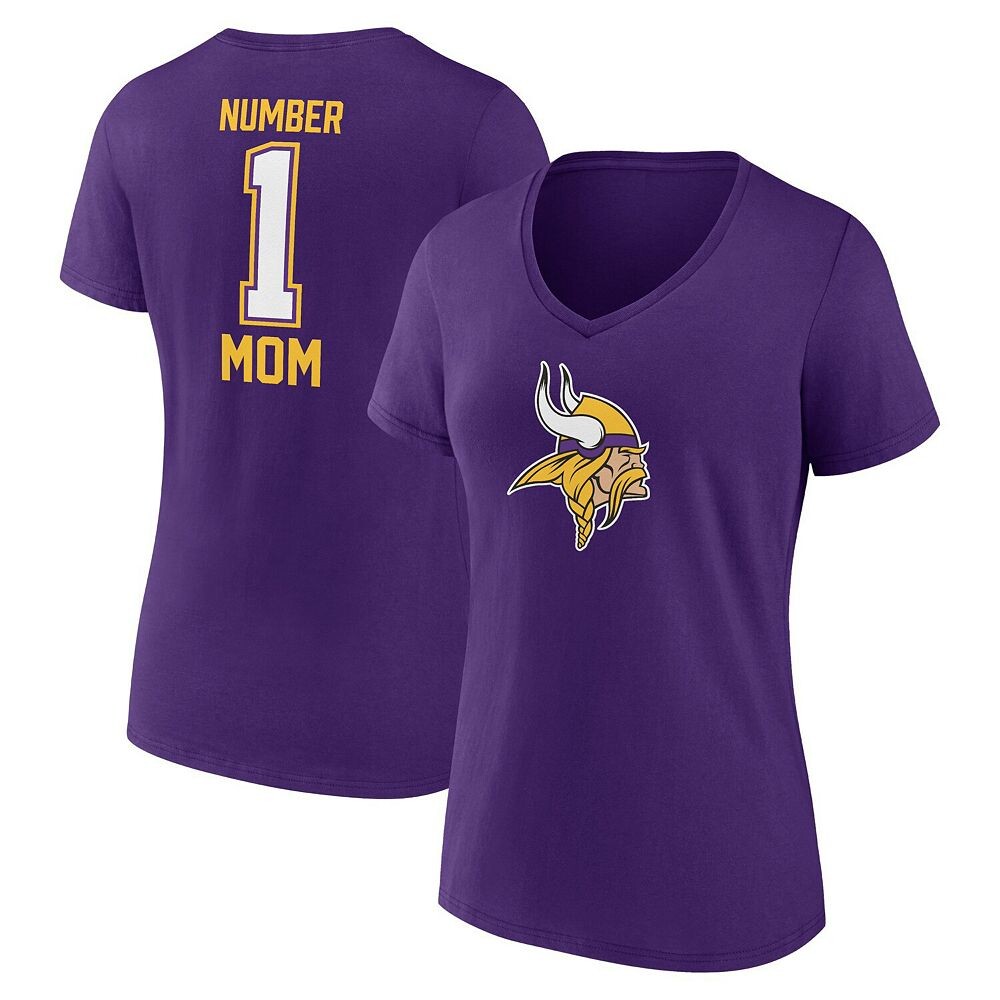 Женская фиолетовая футболка Fanatics Minnesota Vikings с v-образным вырезом ко Дню матери, цвет Mvk Purple
Женская фиолетовая футболка Fanatics Minnesota Vikings с v-образным вырезом ко Дню матери, цвет Mvk Purple