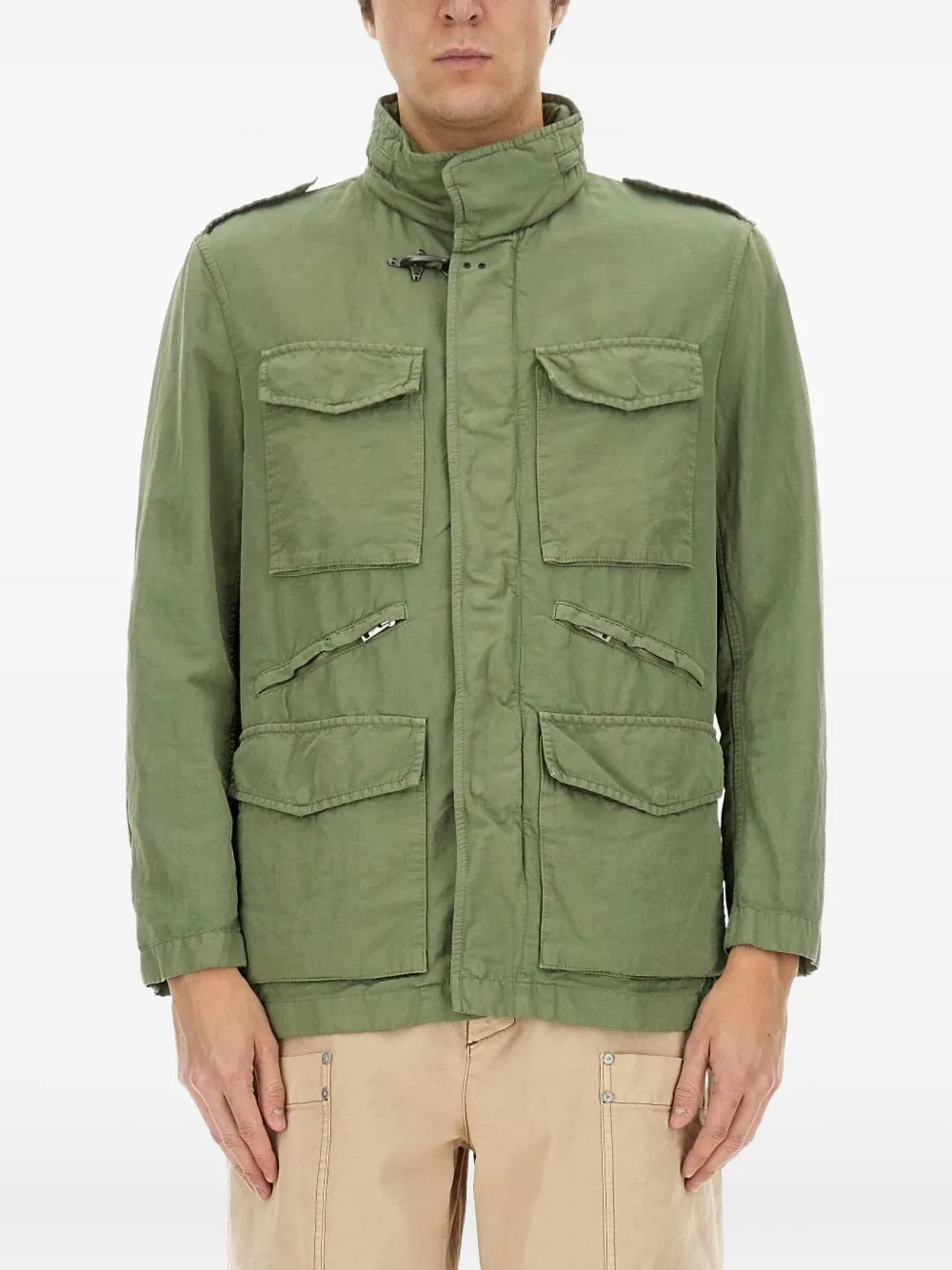 Хлопковые куртки с несколькими карманами Fay, зеленый
Хлопковые куртки с несколькими карманами Fay, зеленый