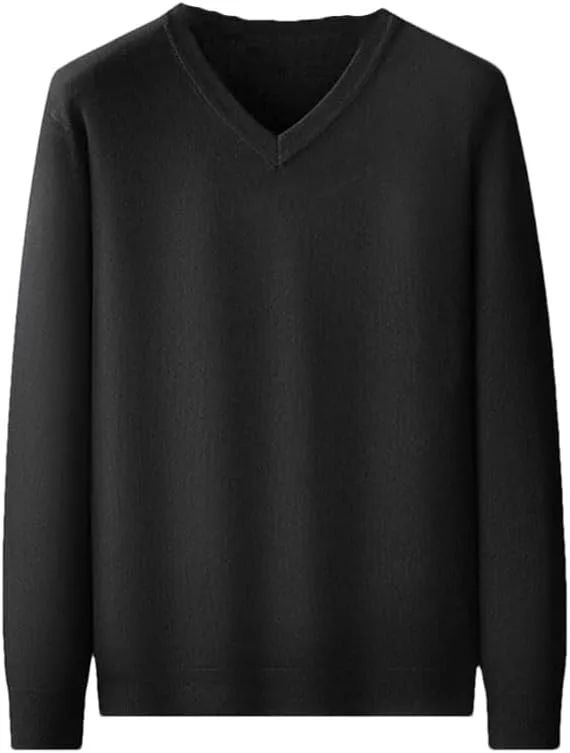 Мужской вязаный свитер V-образным вырезом из шерстяной смеси
Мужской вязаный свитер V-образным вырезом из шерстяной смеси