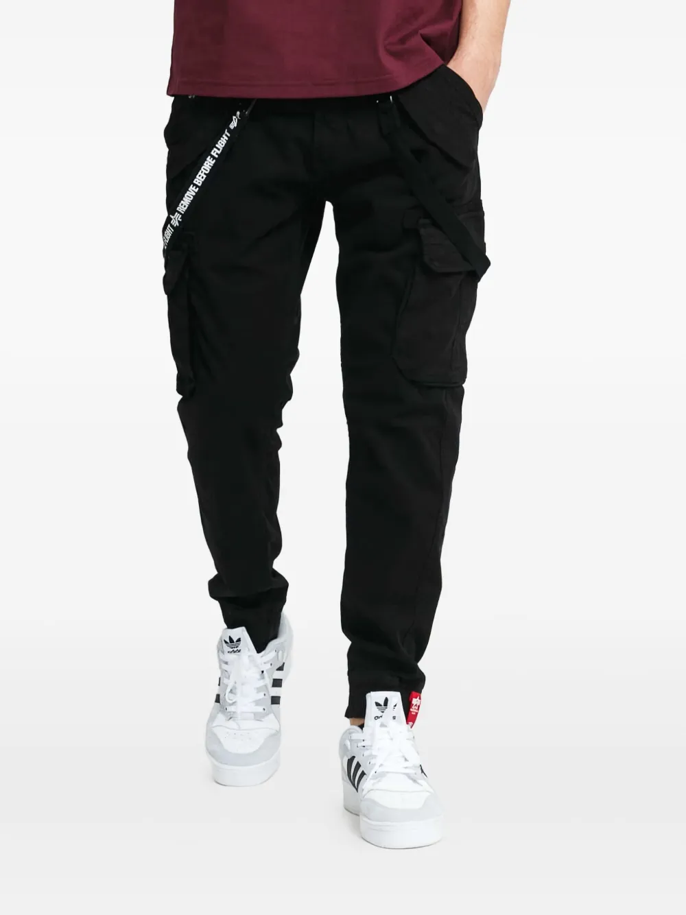 Брюки-карго прямого кроя Alpha Industries, черный
Брюки-карго прямого кроя Alpha Industries, черный