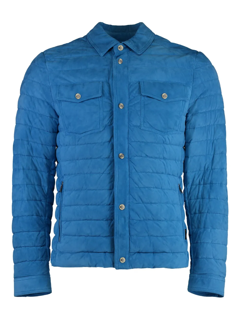 Замшевая стеганая куртка Moorer, синий 
Замшевая стеганая куртка Moorer, синий