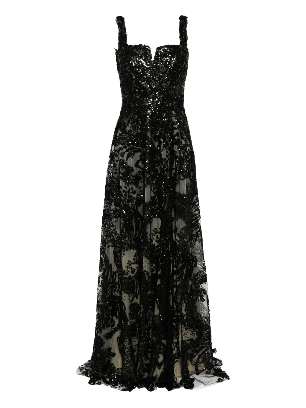 Платье, расшитое пайетками Saiid Kobeisy, черный
Платье, расшитое пайетками Saiid Kobeisy, черный