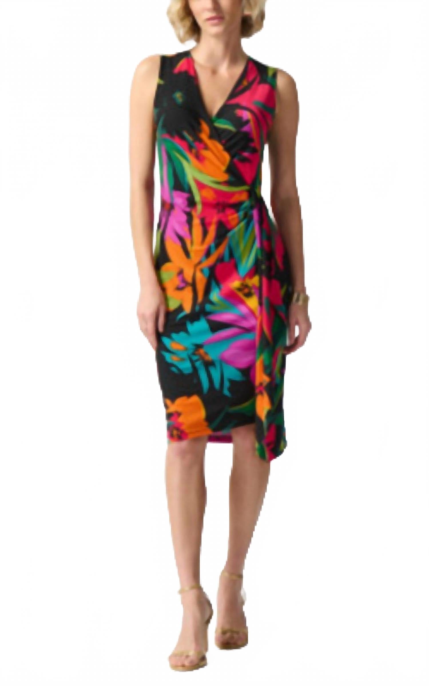 Джозеф Рибкоф Тропический принт платье-рап в мультипринте Joseph Ribkoff
Джозеф Рибкоф Тропический принт платье-рап в мультипринте Joseph Ribkoff