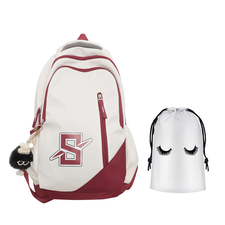 Qingxi Qinnxer Рюкзак унисекс, Белый/Красный 
Qingxi Qinnxer Рюкзак унисекс, Белый/Красный