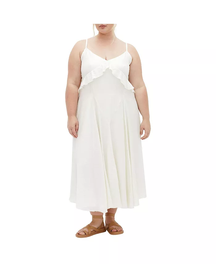 Платье макси Клара больших размеров CITY CHIC, желтый
Платье макси Клара больших размеров CITY CHIC, желтый