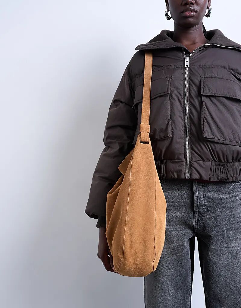 Сумка через плечо Topshop Siobhan из натуральной замши светло-коричневого цвета
Сумка через плечо Topshop Siobhan из натуральной замши светло-коричневого цвета