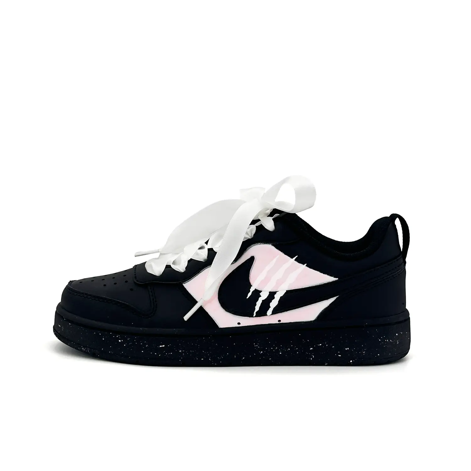 Nike Court Borough White Meow Pink Flame нескользящие низкие детские скейтбординг кроссовки Black
Nike Court Borough White Meow Pink Flame нескользящие низкие детские скейтбординг кроссовки Black
