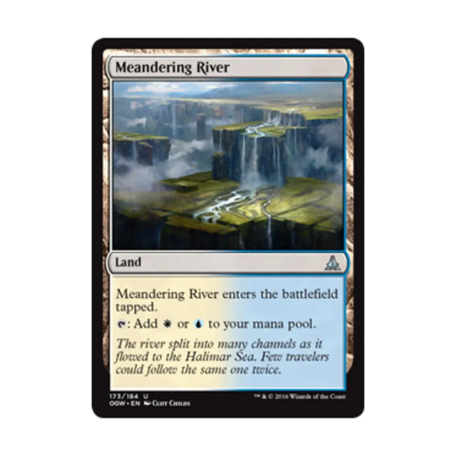 CCG Извилистая река (U), MTG - Oath of the Gatewatch
CCG Извилистая река (U), MTG - Oath of the Gatewatch