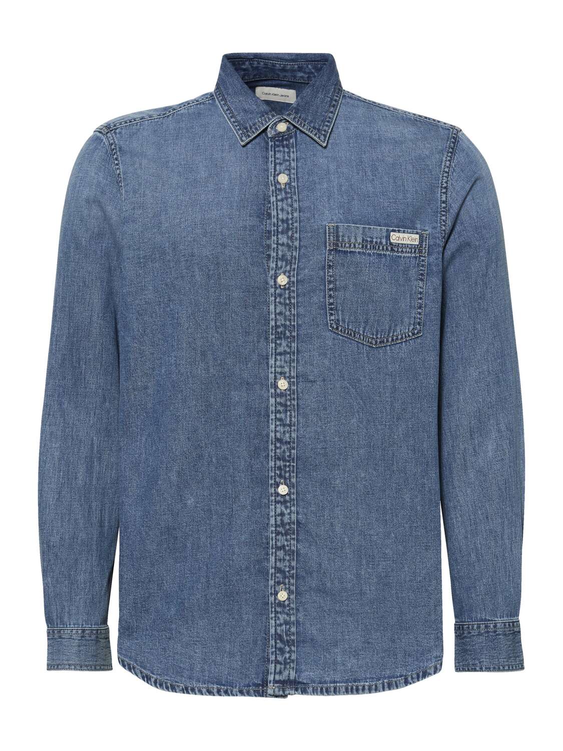 Calvin Klein Jeans Рубашка на пуговицах Regular fit в синем дениме
Calvin Klein Jeans Рубашка на пуговицах Regular fit в синем дениме