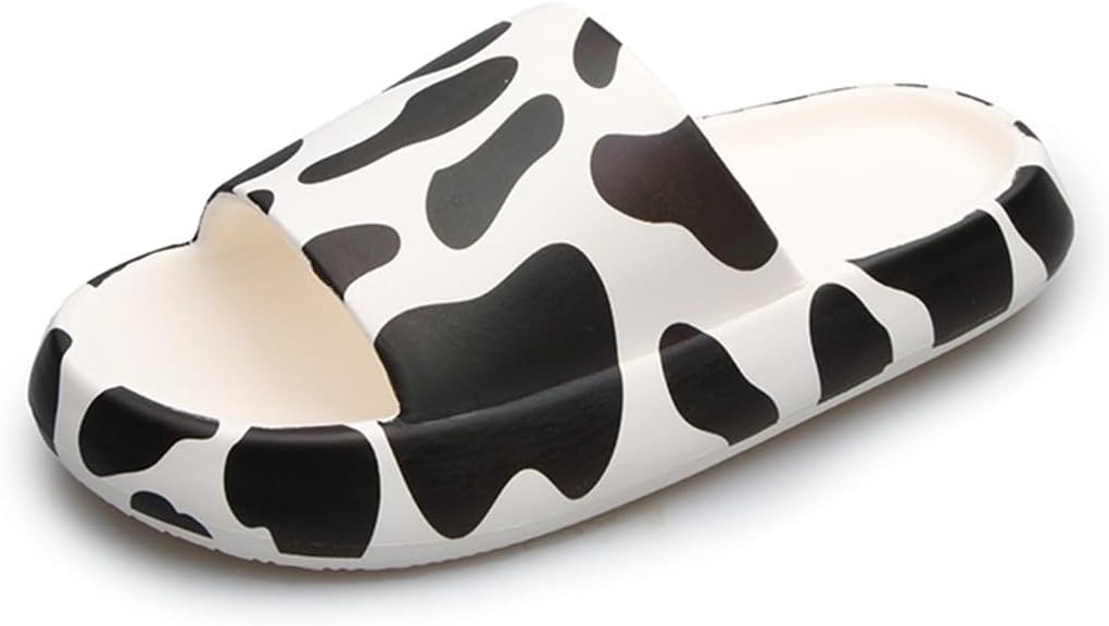 WIRETRAN Сандалии «Облако» унисекс для сада и пляжа, толстая подошва, мягкие нескользящие тапочки на платформе, быстросохнущие, для душа и ванной комнаты, для женщин и мужчин, Cow1
WIRETRAN Сандалии «Облако» унисекс для сада и пляжа, толстая подошва, мягкие нескользящие тапочки на платформе, быстросохнущие, для душа и ванной комнаты, для женщин и мужчин, Cow1