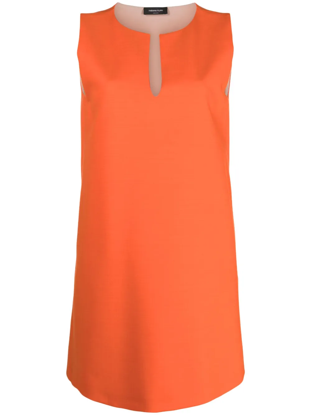 Платье мини с V-образным вырезом Fabiana Filippi, оранжевый
Платье мини с V-образным вырезом Fabiana Filippi, оранжевый