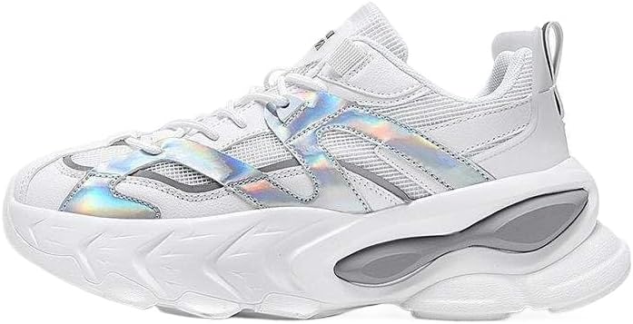 Мужские спортивные кроссовки с дышащей тканью и толстой подошвой - модель с эффектом увеличения роста и регулируемыми шнурками для повседневной носки Hoalox, белый
Мужские спортивные кроссовки с дышащей тканью и толстой подошвой - модель с эффектом увеличения роста и регулируемыми шнурками для повседневной носки Hoalox, белый