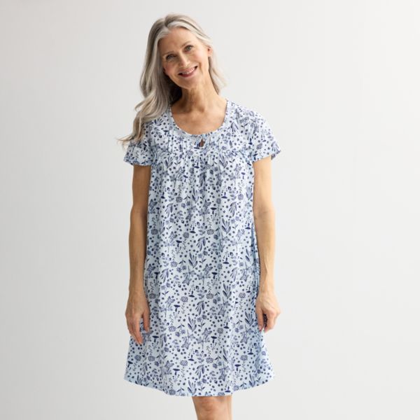 Женский трикотажный пижамный халат Croft & Barrow, цвет lovely daisies 
Женский трикотажный пижамный халат Croft & Barrow, цвет lovely daisies