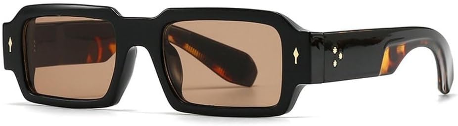 Популярные модные прямоугольные женские солнцезащитные очки с заклепками, винтажные панк-очки, мужские трендовые очки, сине-зеленые солнцезащитные очки GHVWYX, Black Leopard Tea
Популярные модные прямоугольные женские солнцезащитные очки с заклепками, винтажные панк-очки, мужские трендовые очки, сине-зеленые солнцезащитные очки GHVWYX, Black Leopard Tea