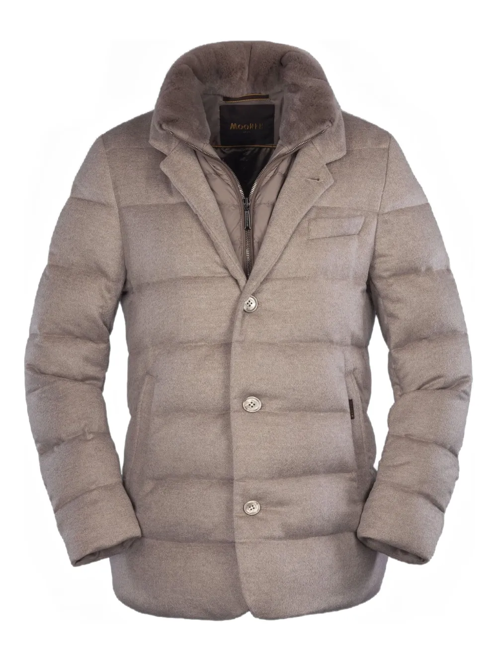 Стеганая куртка на пуговицах Moorer, коричневый
Стеганая куртка на пуговицах Moorer, коричневый