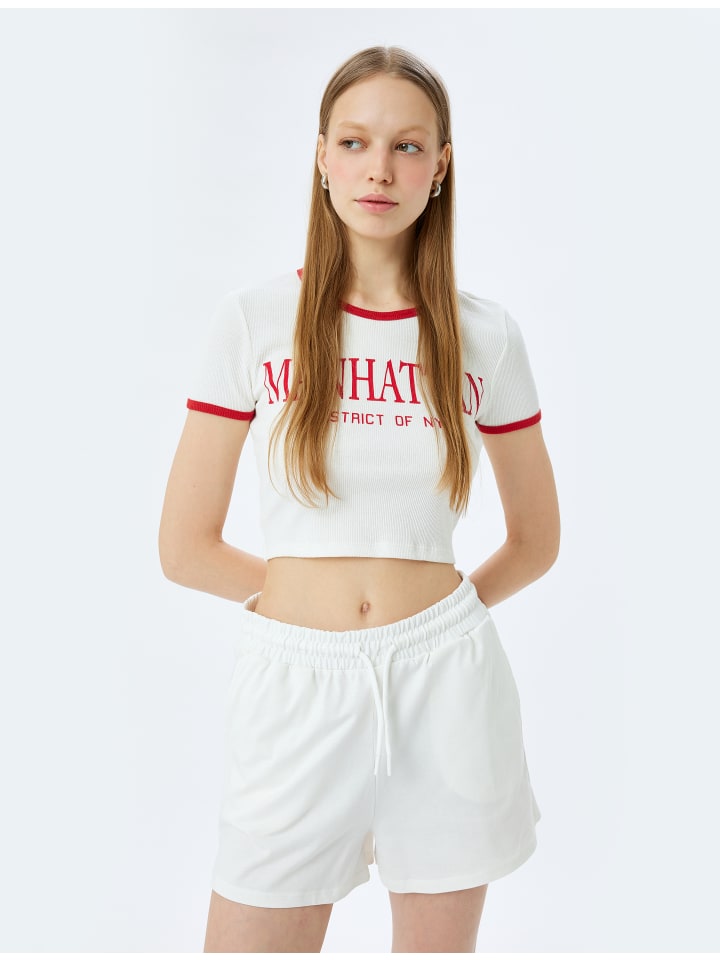 Тканевые шорты KOTON, экрю
Тканевые шорты KOTON, экрю