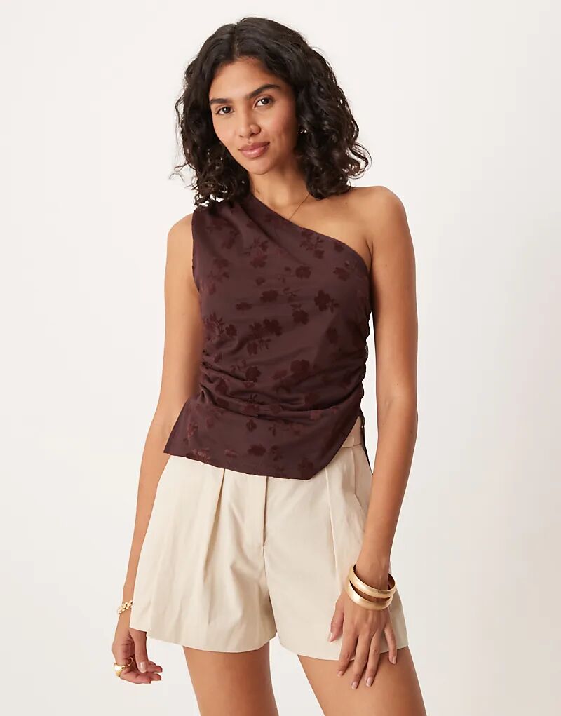 Асимметричный драпированный прозрачный топ с выжженным цветочным принтом ASOS DESIGN коричневого цвета
Асимметричный драпированный прозрачный топ с выжженным цветочным принтом ASOS DESIGN коричневого цвета