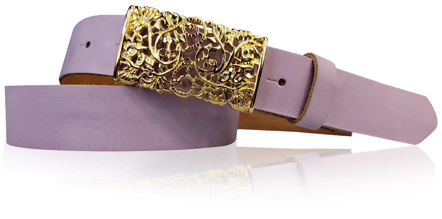 Кожаный ремень FRONHOFER, лавандовый
Кожаный ремень FRONHOFER, лавандовый