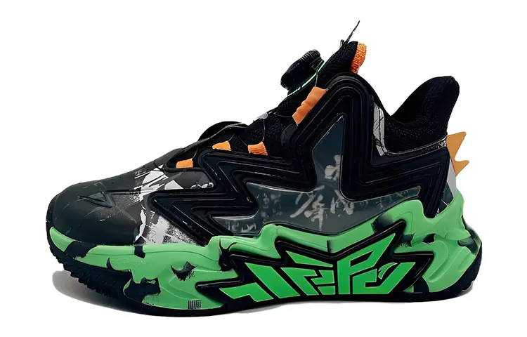 Детские баскетбольные кроссовки GS Mid-top черные/оранжевые/зеленые Anta Kids
Детские баскетбольные кроссовки GS Mid-top черные/оранжевые/зеленые Anta Kids