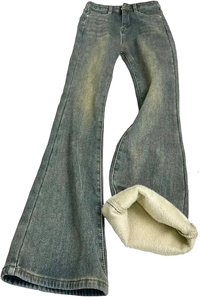 Женские джинсы Vintage Blue с флисовой подкладкой, высокие, облегающие, для зимы
Женские джинсы Vintage Blue с флисовой подкладкой, высокие, облегающие, для зимы