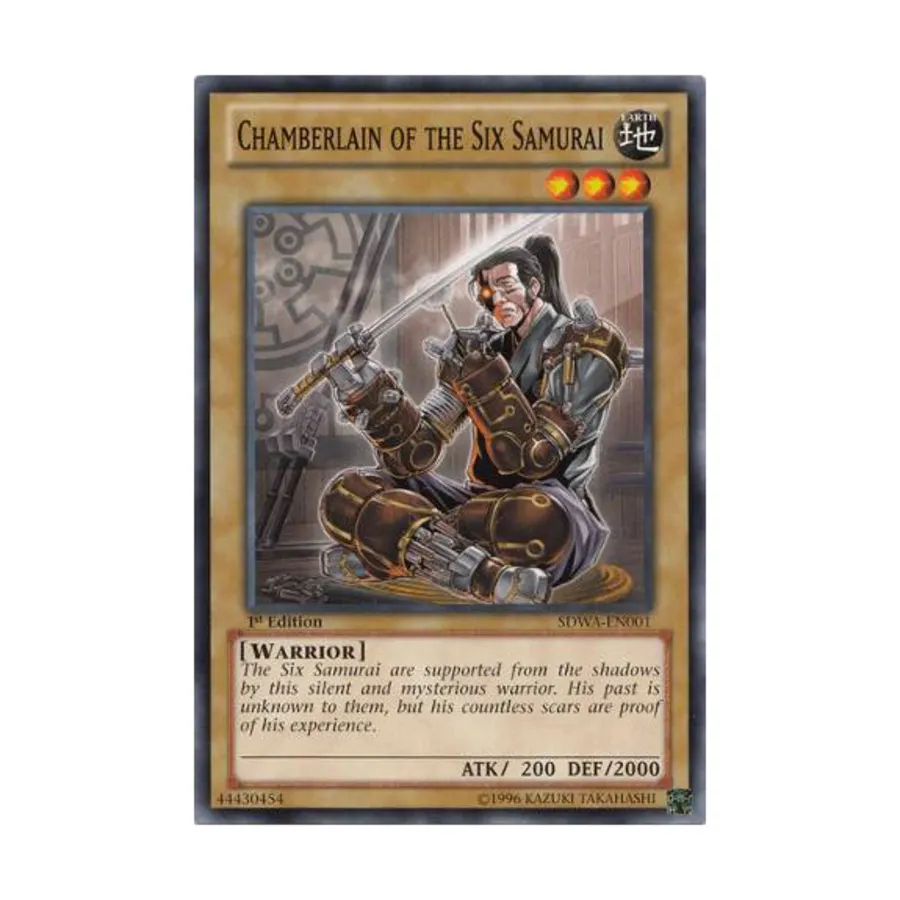 CCG Чемберлен Шести Самураев (Обычный), Yu-Gi-Oh - Structure Deck - Samurai Warlords - Singles
CCG Чемберлен Шести Самураев (Обычный), Yu-Gi-Oh - Structure Deck - Samurai Warlords - Singles