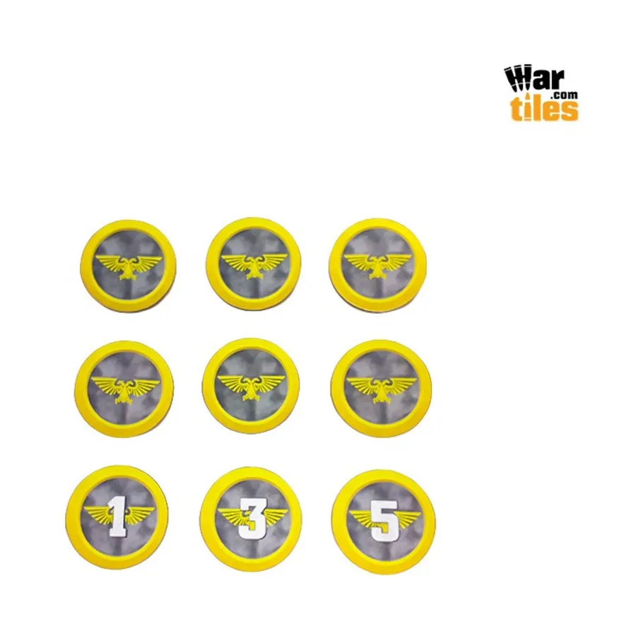 Набор жетонов командира истребительных команд — Империал, War Tiles - Markers, Rulers, & Tokens
Набор жетонов командира истребительных команд — Империал, War Tiles - Markers, Rulers, & Tokens