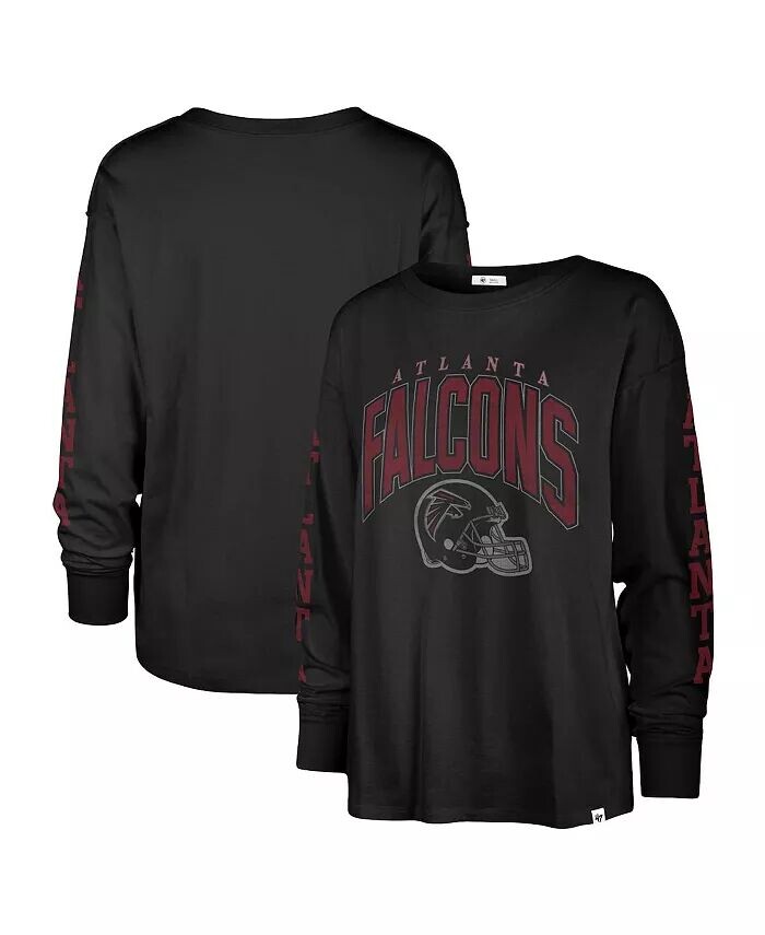 Женская черная рваная футболка с длинным рукавом Atlanta Falcons Tom Cat '47 Brand
Женская черная рваная футболка с длинным рукавом Atlanta Falcons Tom Cat '47 Brand