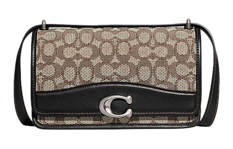 COACH Кожаный с тканью небольшой квадратный клатч через плечо на ремне среднего размера
COACH Кожаный с тканью небольшой квадратный клатч через плечо на ремне среднего размера