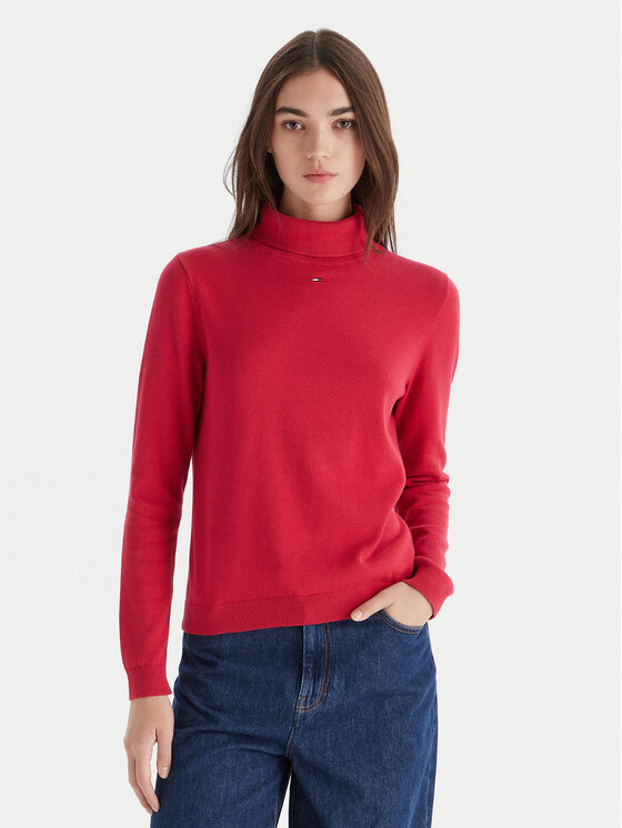 Водолазка regular fit Essential DW0DW21672 Tommy Jeans, красный
Водолазка regular fit Essential DW0DW21672 Tommy Jeans, красный