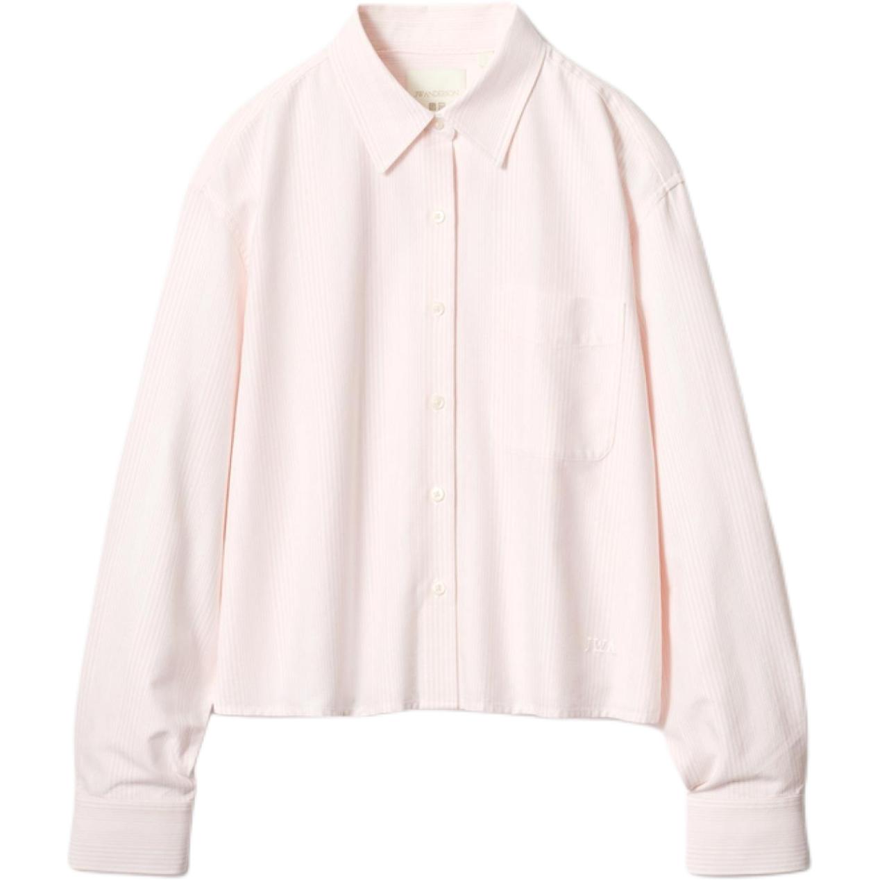 Uniqlo Женская рубашка с лацканами пастельно-розового цвета
Uniqlo Женская рубашка с лацканами пастельно-розового цвета