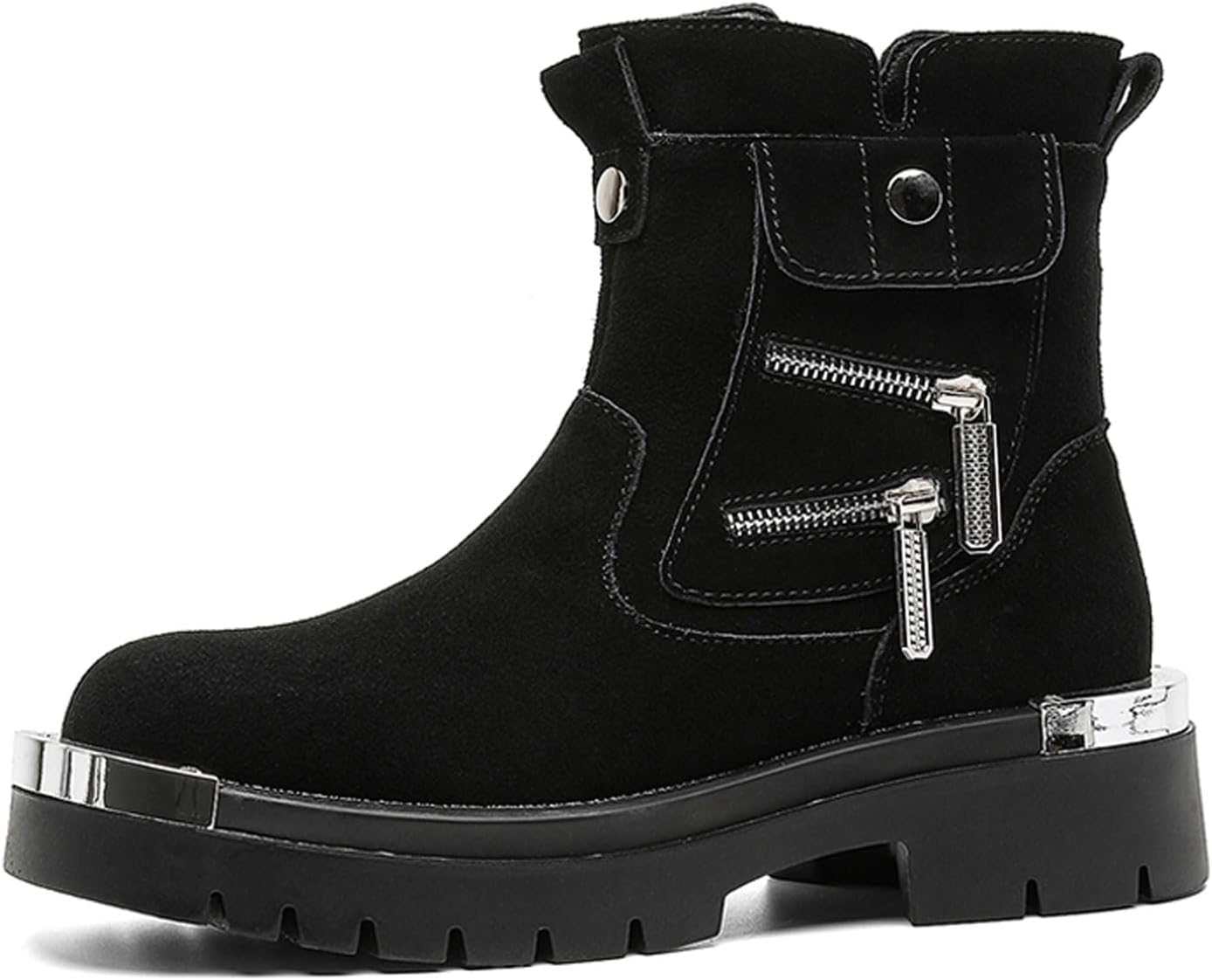 Мужские замшевые ботильоны на платформе с высоким каблуком Xhognls, черный
Мужские замшевые ботильоны на платформе с высоким каблуком Xhognls, черный