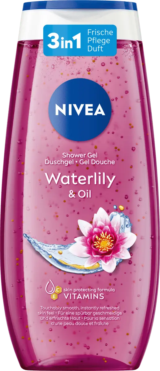 Гель для душа Waterlily Масло 250мл NIVEA
Гель для душа Waterlily Масло 250мл NIVEA