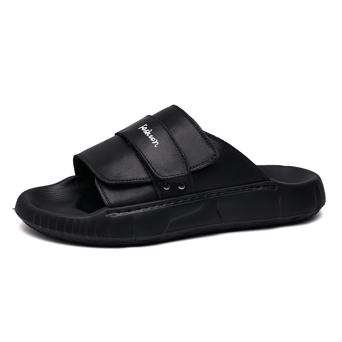 HUITE Тапочки-слайды мужские, черные, с защитой от запаха
HUITE Тапочки-слайды мужские, черные, с защитой от запаха