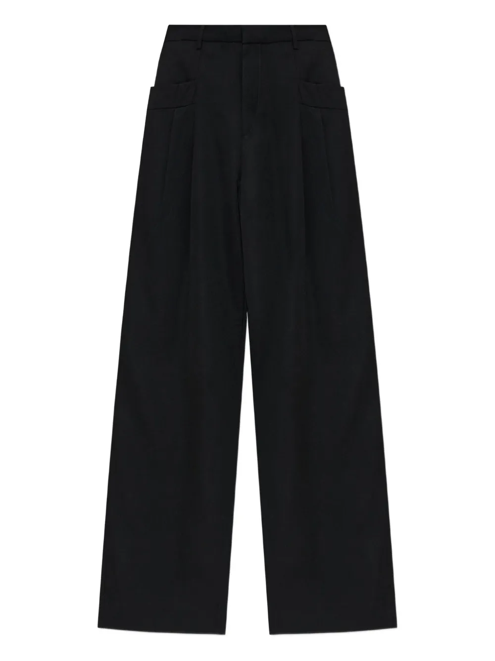 Брюки из шерсти с защипами R13, черный
Брюки из шерсти с защипами R13, черный