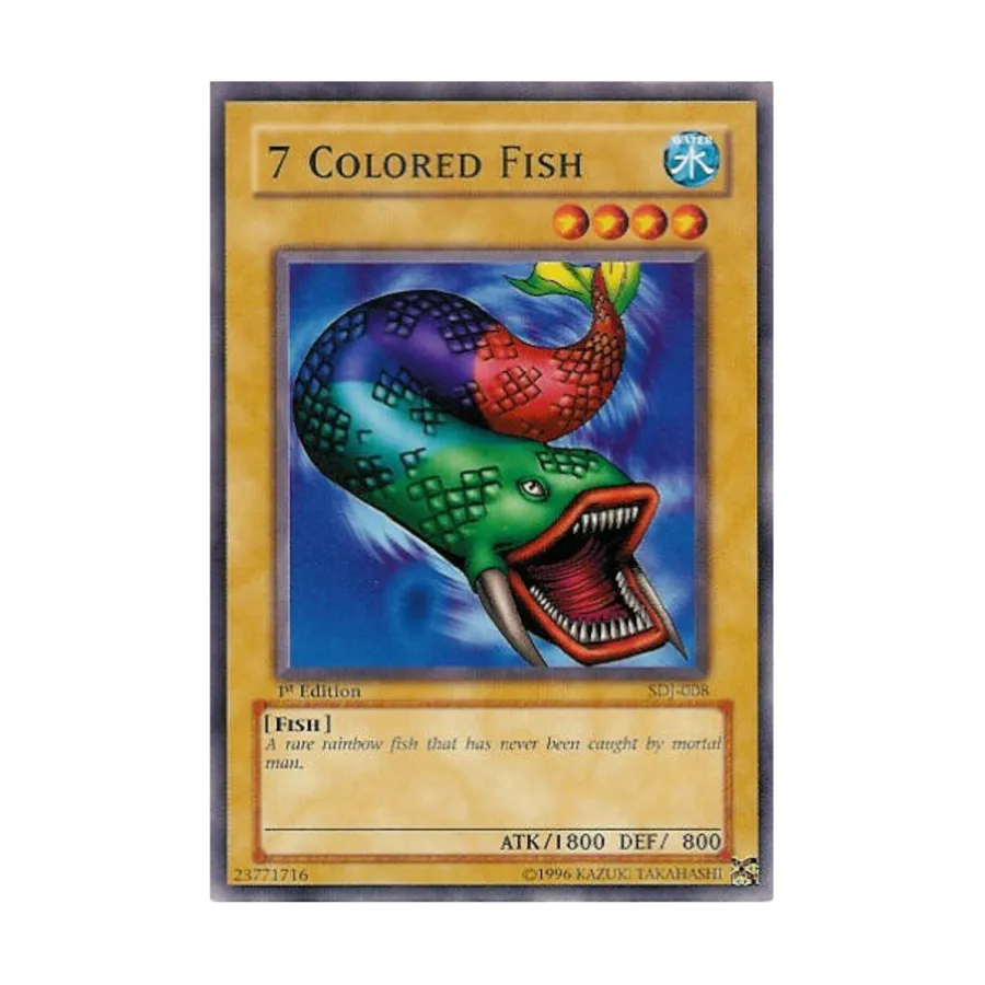 CCG 7 цветных рыбок (обычные), Yu-Gi-Oh - Structure Deck - Joey - Singles
CCG 7 цветных рыбок (обычные), Yu-Gi-Oh - Structure Deck - Joey - Singles