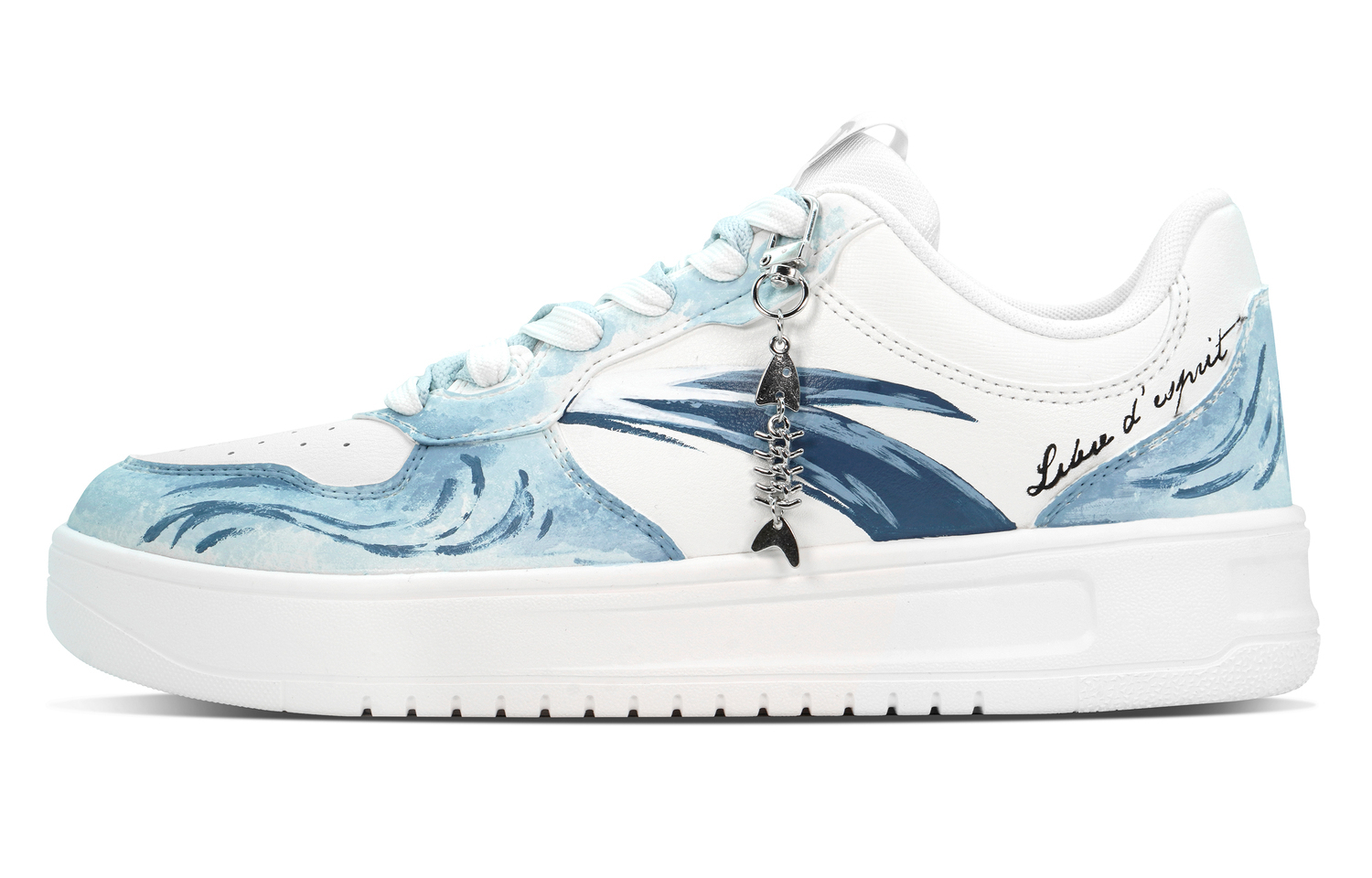 ANTA Мужские скейтерские кроссовки low top с мягкой амортизацией и износостойкой подошвой white blue
ANTA Мужские скейтерские кроссовки low top с мягкой амортизацией и износостойкой подошвой white blue