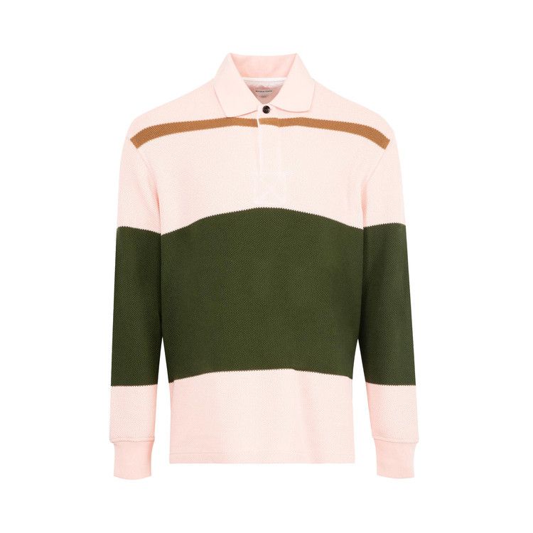 Поло Bottega Veneta Jumbo Cotton Pique Stripe Polo, Camelia/Camo/Jute
Поло Bottega Veneta Jumbo Cotton Pique Stripe Polo, Camelia/Camo/Jute