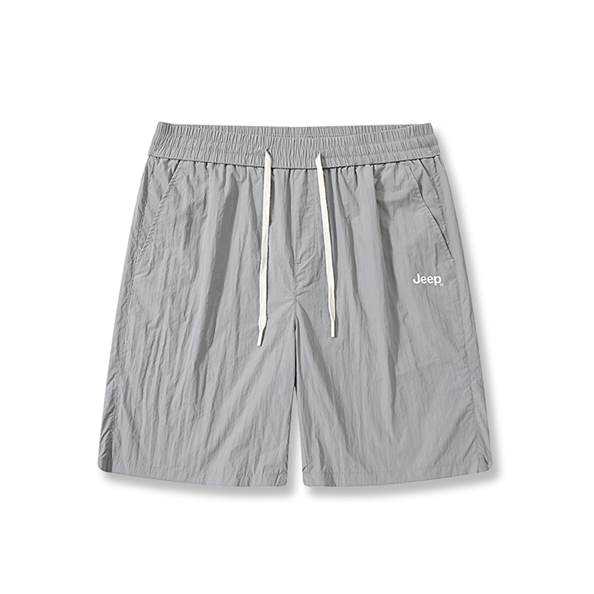 Повседневные шорты мужские Jeep, светло-серые 
Повседневные шорты мужские Jeep, светло-серые