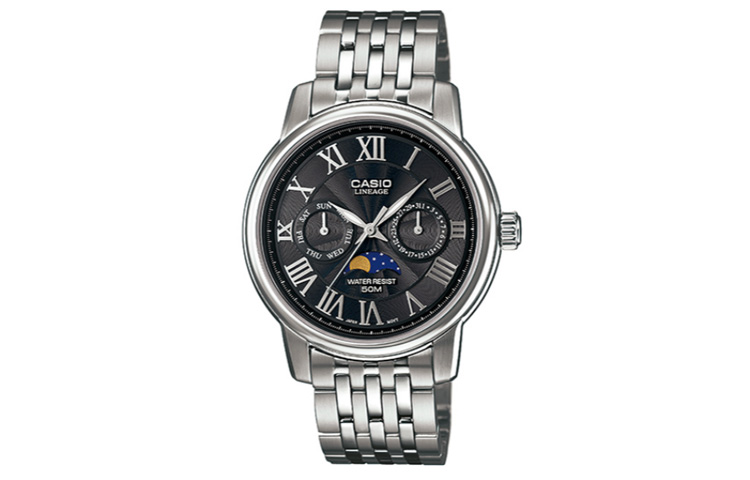 CASIO Мужские часы LINEAGE Black LIN-303D-1AV
CASIO Мужские часы LINEAGE Black LIN-303D-1AV