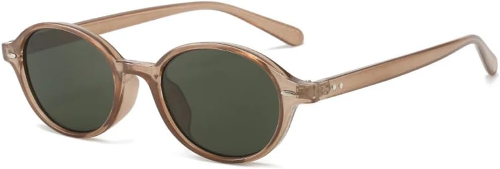 Солнцезащитные очки с защитой от УФ-излучения UV400 | Овальная маленькая оправа, панк-стиль, яркие линзы | Для женщин и мужчин, для занятий спортом на открытом воздухе и вождения DSVIGF, Brown-green
Солнцезащитные очки с защитой от УФ-излучения UV400 | Овальная маленькая оправа, панк-стиль, яркие линзы | Для женщин и мужчин, для занятий спортом на открытом воздухе и вождения DSVIGF, Brown-green