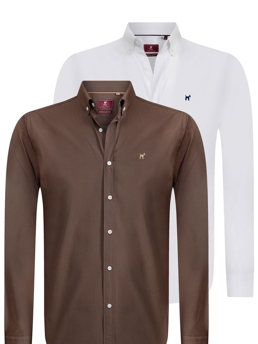 Рубашка обычного кроя на пуговицах Williot, цвет Brown/White
Рубашка обычного кроя на пуговицах Williot, цвет Brown/White