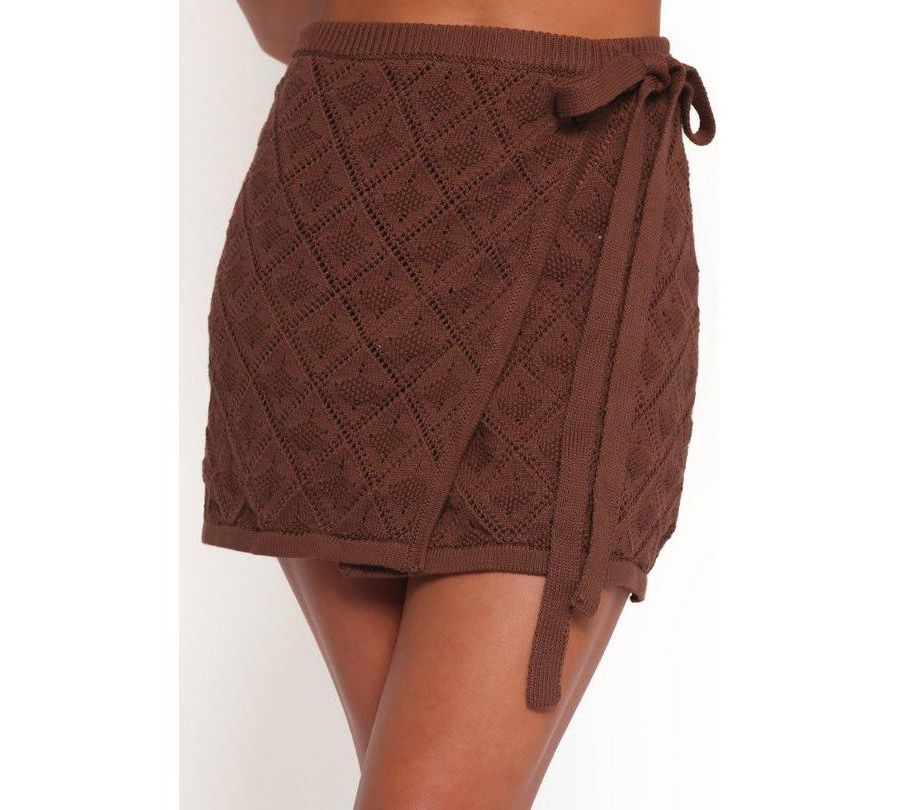 Женская вязаная мини-юбка Palma Petal and Pup, Chocolate
Женская вязаная мини-юбка Palma Petal and Pup, Chocolate