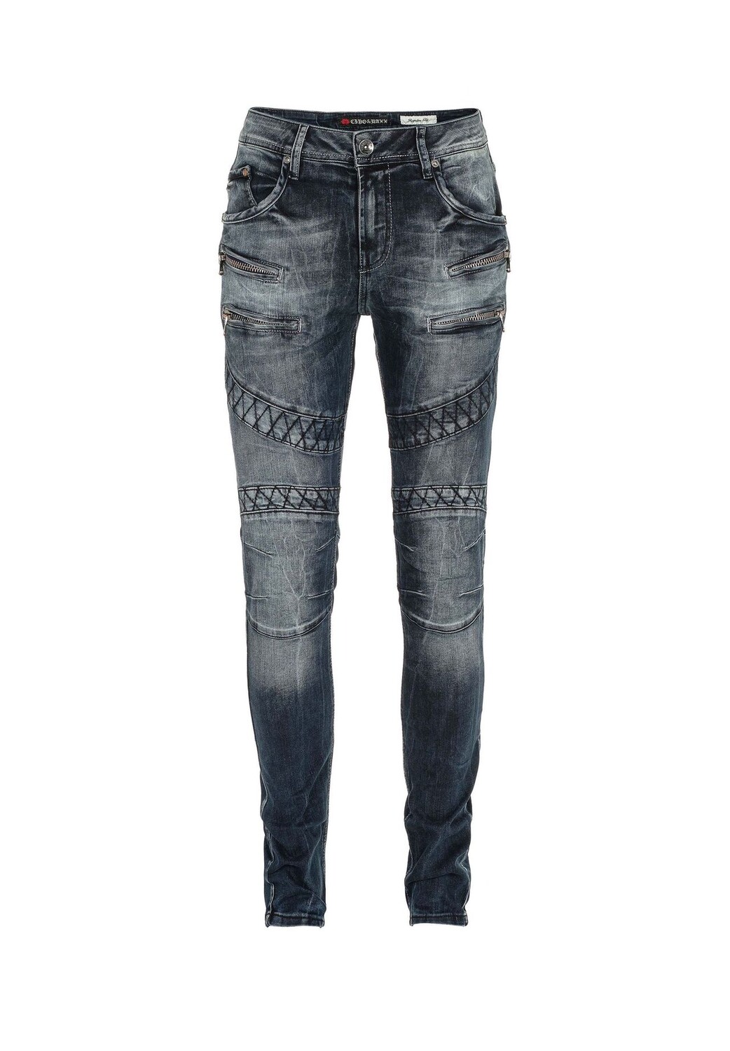 Джинсы в модном байкерском стиле прямого кроя CIPO & BAXX, цвет Darkblue
Джинсы в модном байкерском стиле прямого кроя CIPO & BAXX, цвет Darkblue