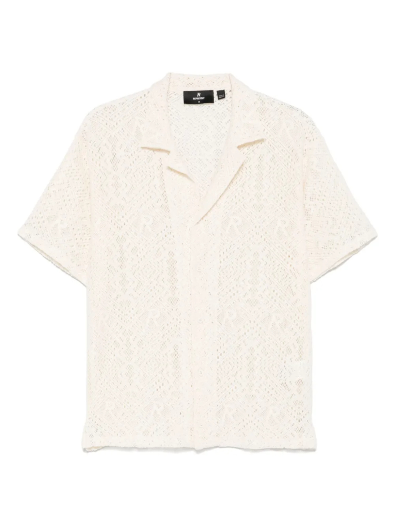 Рубашка крючком по всей поверхности Represent, белый
Рубашка крючком по всей поверхности Represent, белый