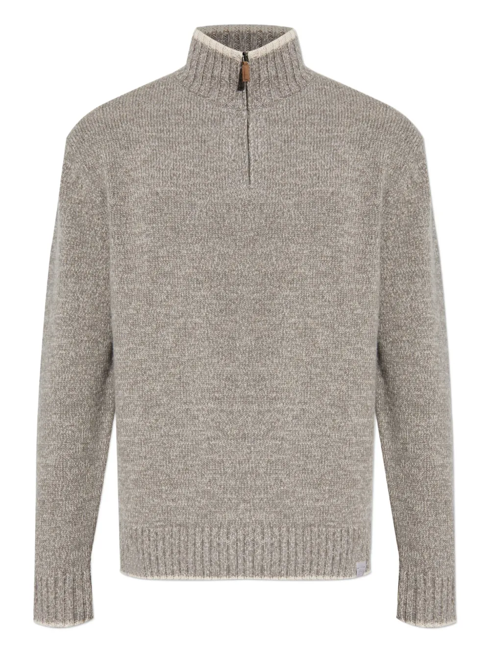 Шерстяной свитер с воротником на молнии Paul & Shark, нейтральный
Шерстяной свитер с воротником на молнии Paul & Shark, нейтральный
