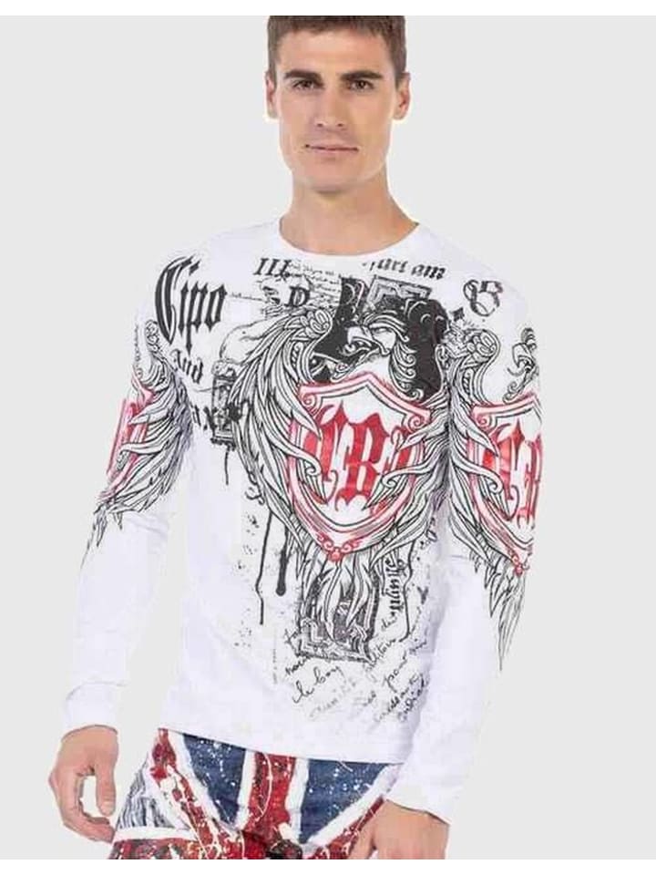 Толстовка Cipo & Baxx, белый
Толстовка Cipo & Baxx, белый