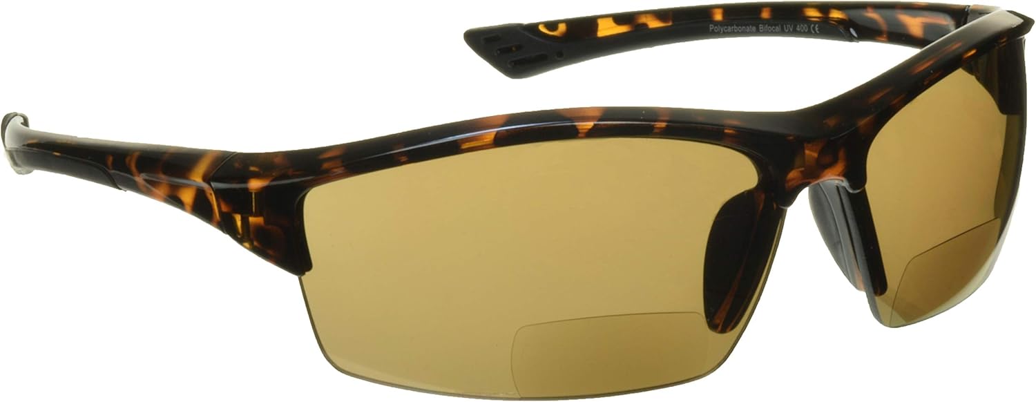 proSPORT Бифокальные солнцезащитные очки для чтения, спортивные, темные, для гольфа, велоспорта, вождения, тенниса, с полуободковой оправой, для мужчин и женщин, Tortoise Shell With Brown
proSPORT Бифокальные солнцезащитные очки для чтения, спортивные, темные, для гольфа, велоспорта, вождения, тенниса, с полуободковой оправой, для мужчин и женщин, Tortoise Shell With Brown