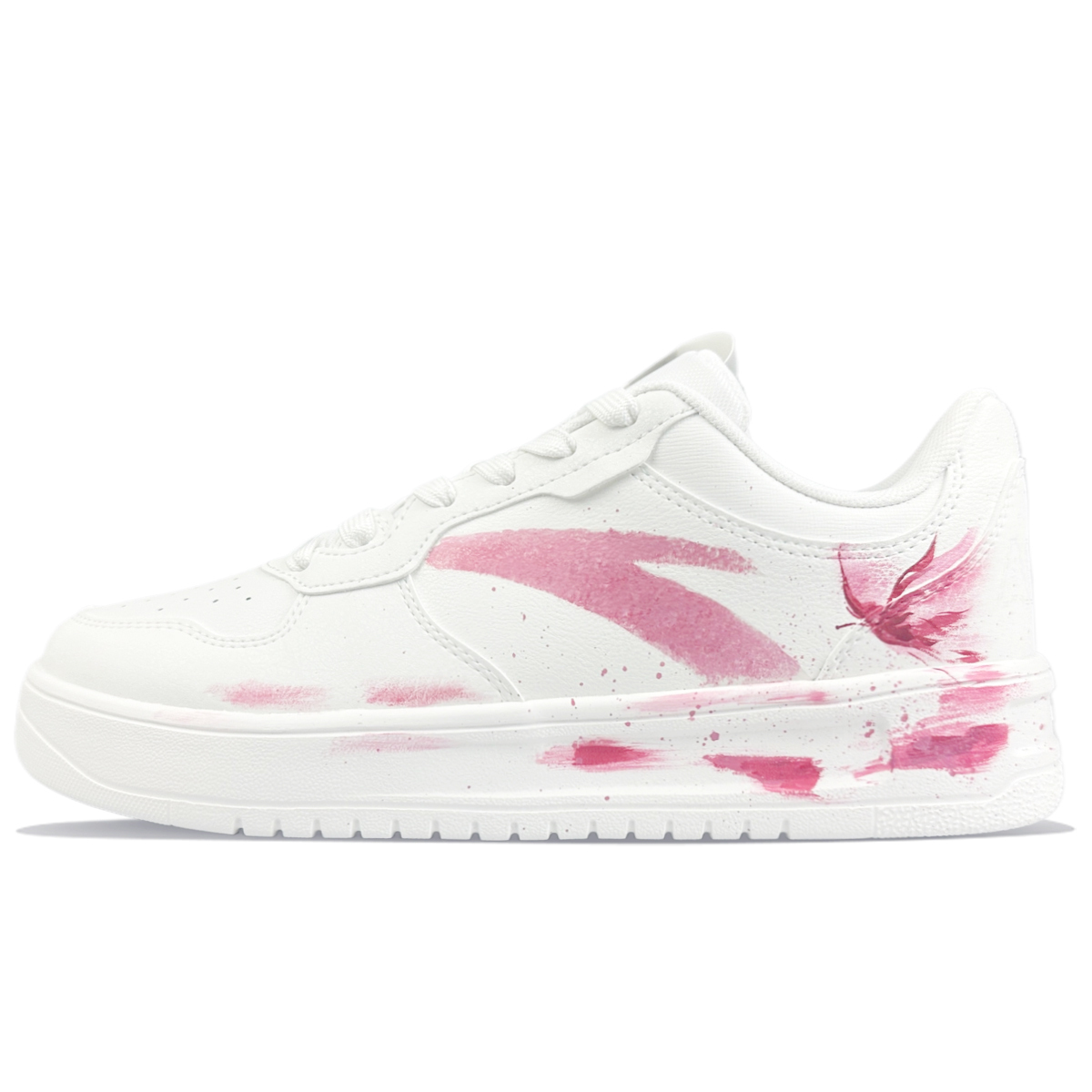 ANTA Мужские белые скейтерские кеды с мягкой амортизацией и износостойким покрытием, цвет White
ANTA Мужские белые скейтерские кеды с мягкой амортизацией и износостойким покрытием, цвет White