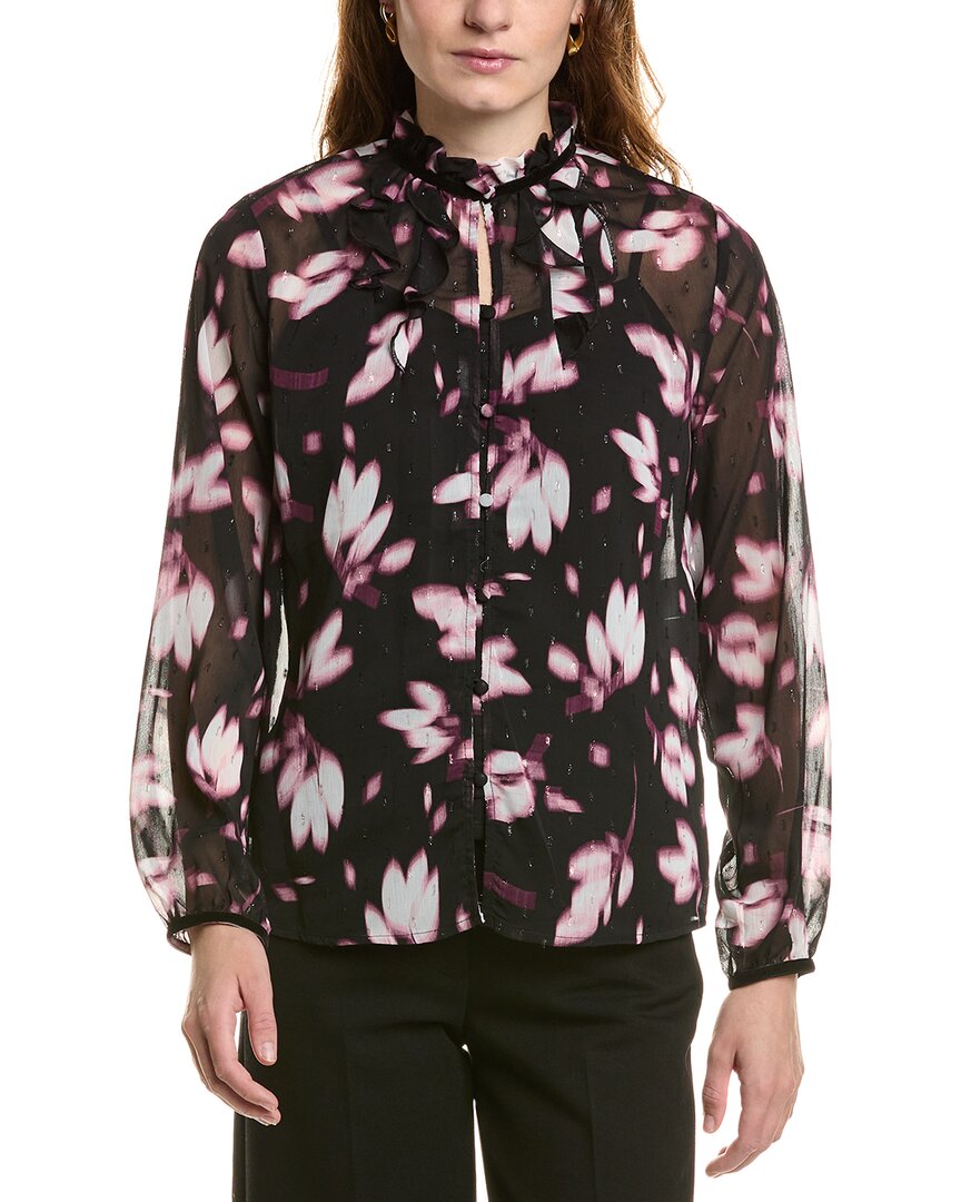 Блузка Anne Klein с оборками на шее, розовый 
Блузка Anne Klein с оборками на шее, розовый